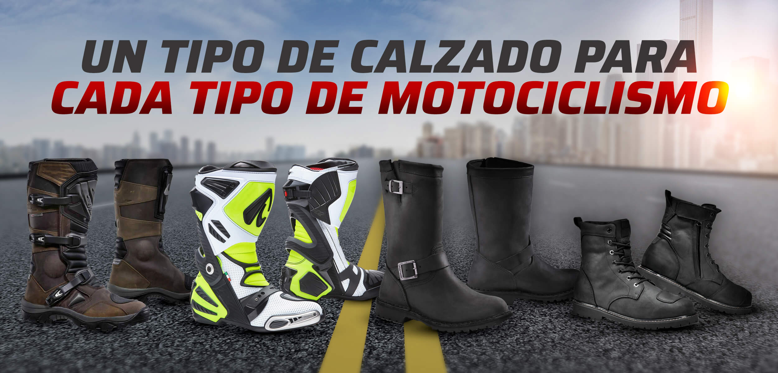 Tipo de Botas Motociclismo