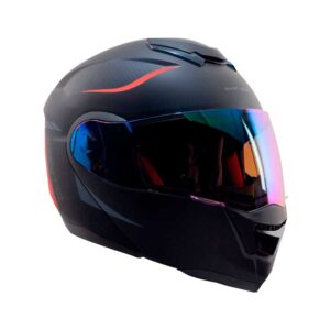 Casco para moto talla M certificado bluetooth rojo VENTO EXOSKELETON CR1