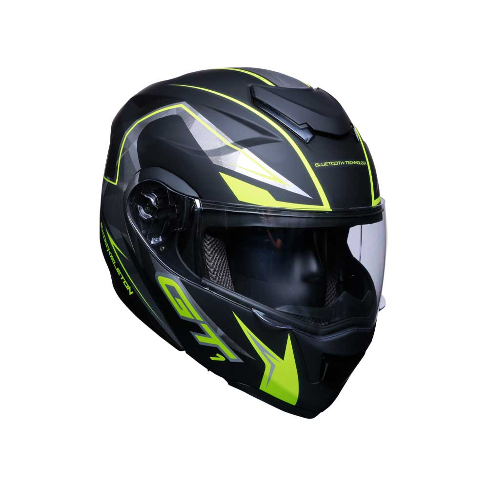 Casco moto talla L certificado bluetooth blanco VENTO EXOSKELETON GT3